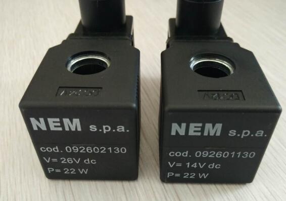 挖機(jī)電磁閥線圈NEM s p a cod.092602130 雷沃 092601130挖機(jī)線圈
